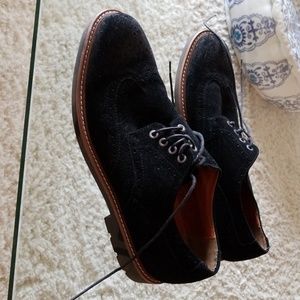 Awesome Blue Suede Kenneth Cole Camo Soles